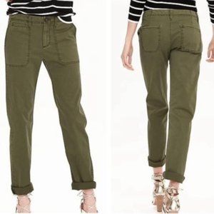 Banana Republic olive boyfriend chinos